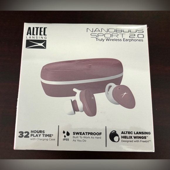 Altec Lansing NanoBuds Sport 2.0 Wireless Earphones - Pink - Picture 1 of 4